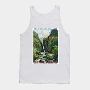 Vic-sur-Cère France Vintage Travel Poster 1910 Tank Top